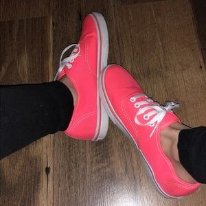 Electric Pink Vans